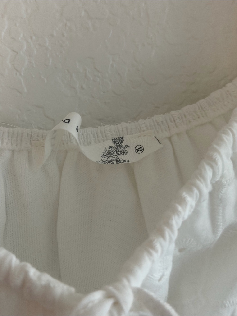 Altar'd State White Eyelet Tiered Mini Dress - Picture 6 of 9
